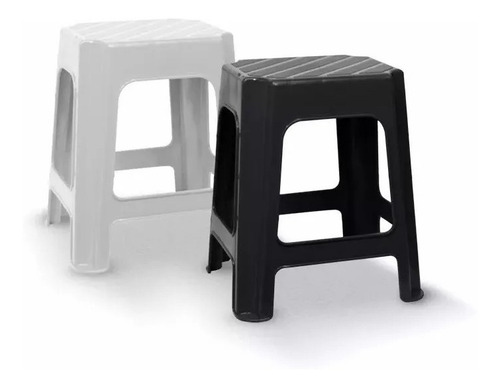 Imagen 1 de 3 de Banqueta Colombraro X4 Unid Reforzada Apilable - Colores Varios