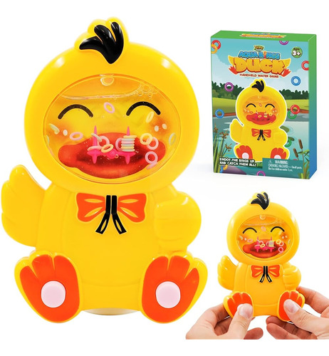 ~? Yoya Toys Aqua Rings Duck Handheld Water Game Para Niños 