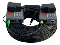 Comprar Convertidor De Medios Fibra Óptica 100mb Sc 25km 200mt Fo