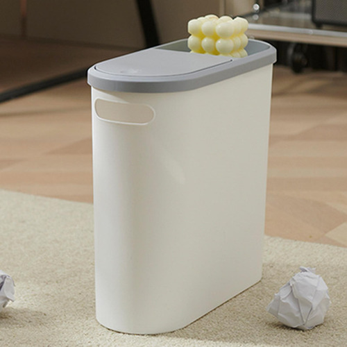 Bote De Basura Para Baño Delgado, Cesto De Basura Para Uso
