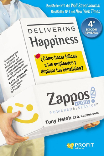 Libro: Delivering Happines. Hsieh, Tony. Profit