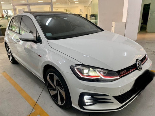 Volkswagen Golf Gti 2019 Connect + Cuero 8500kms Blanco