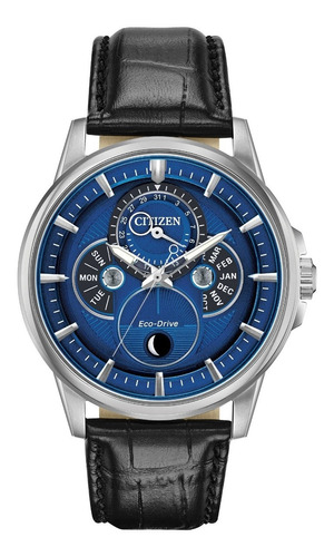 Citizen Calendrier Moonphase Blue Dial Bu0050-02l 