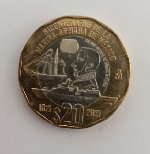 Moneda Bicentenario De La Marina-armada De México