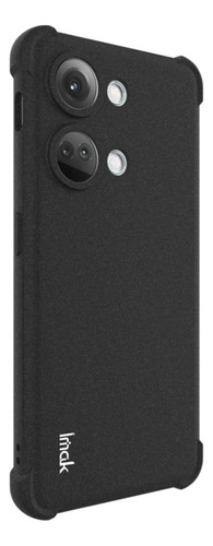 Capa De Telefone Imak Tpu Preta Fosca Para Oneplus Ace 2v 5g