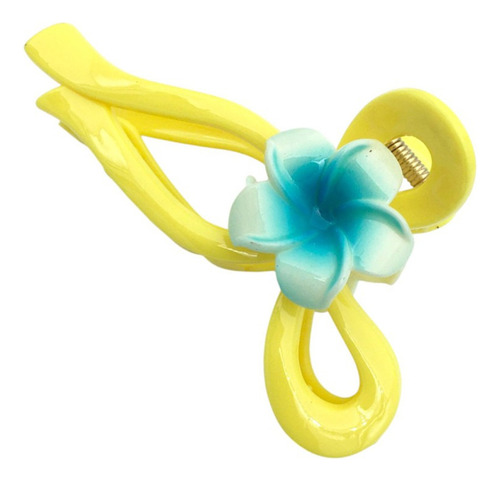 1 Amarillo Broche De Pelo Grande Mariposa C/2 Flores C:10578 Amarillo