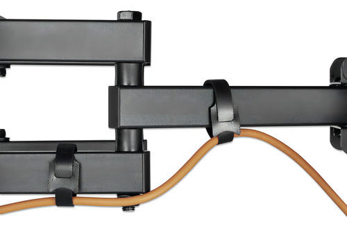 Soporte Pantalla 37-80 Doble Brazo Articulado Manhattan Color Negro