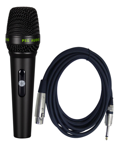 Micrófono De Mano Dinámico Con Cable Psg Audio C350