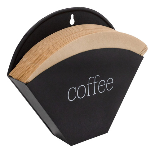 Soporte Filtro De Café Cónico Esmaltado Auldhome (neg...