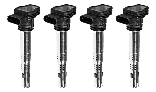 4 Bobinas Para Audi A6 Quattro 2.0l 4 Cil 2013/2014 Beru