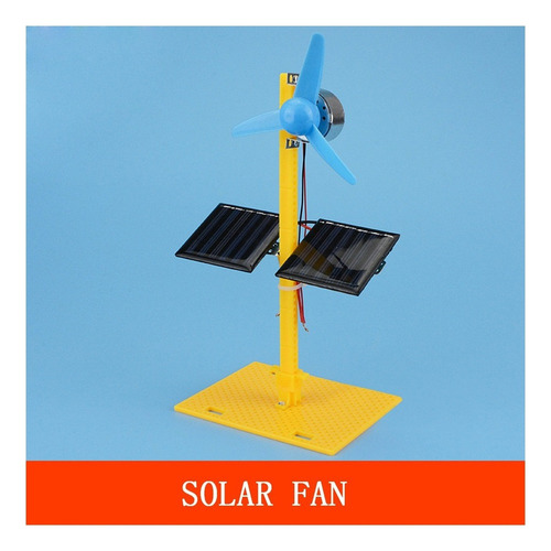 . Lazhu Generador De Energía Solar Dc Motor Mini Fan Panel