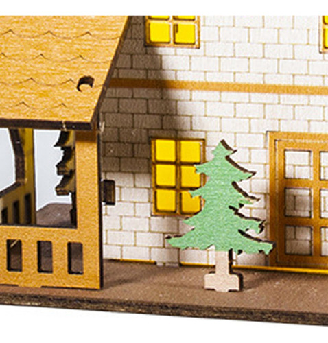 Maqueta De Casa En Miniatura 10,5 Cm X 8,3 Cm X 8,3 Cm