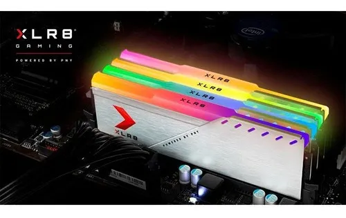 Memoria Ram Pny 8gb Ddr4 3200mhz Cl16 Xlr8 Gaming Rgb
