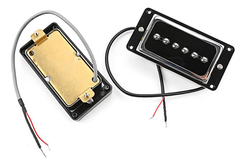Black Alnico 5 Single Pickup P90 Barra De Jabón Para