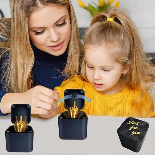 S Caja De Regalo Sorpresa Con Gestos Con Los Dedos, 1