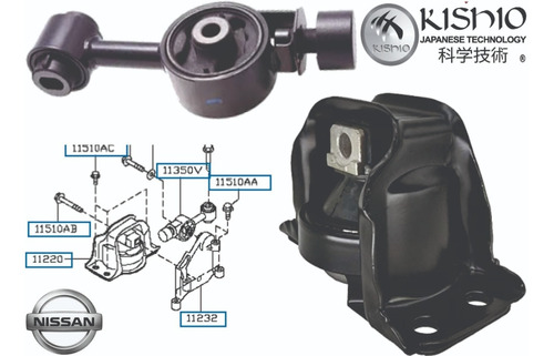 Soporte Motor Derecho Superior Nissan Tiida 07-12 1.8l, Cube