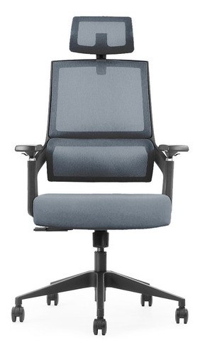 Silla Ergonomica Gerencial Modelo Sparta Dark Grey _ Decorpl