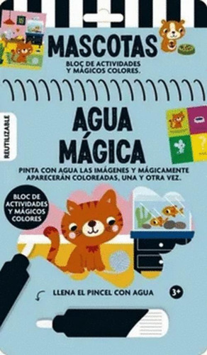 Libro Mascotas Con Pincel De Agua