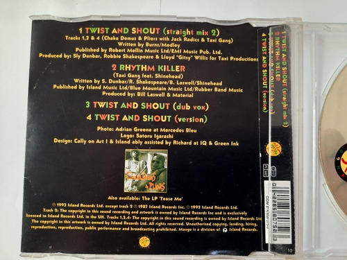 Chaka Demus & Pliers - Twist And Shout / Remixes - Cd/ Uk (Usado)