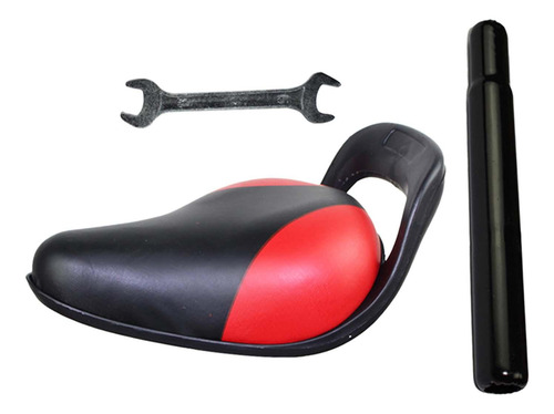 Para Bicicleta Para Niños Asiento Para Niños En Rojo Negro