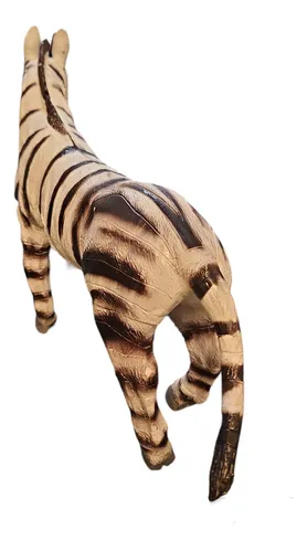 Cebra Animal De Goma 36 Cm Suave Al Tacto Gigante!