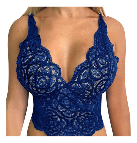 A Mujer Lencería Corset Lace Floral Bralette Bralet