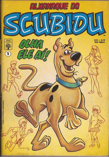 Almanaque Do Scubidu Olha Ele Ai! Nº 1 1993 Editora Abril Hq Gibi Original