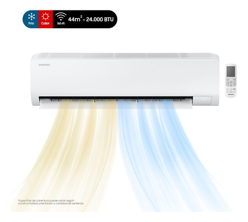 Aire Acondicionado Split Muro Wind Inverter 24000 Btu