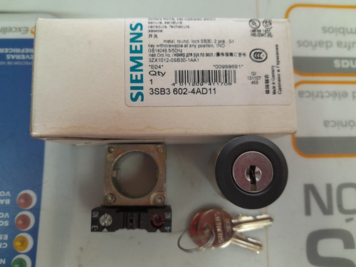 Selector De Llaves Siemensp/tableros22mmmodelo:3sb3602-4ad11