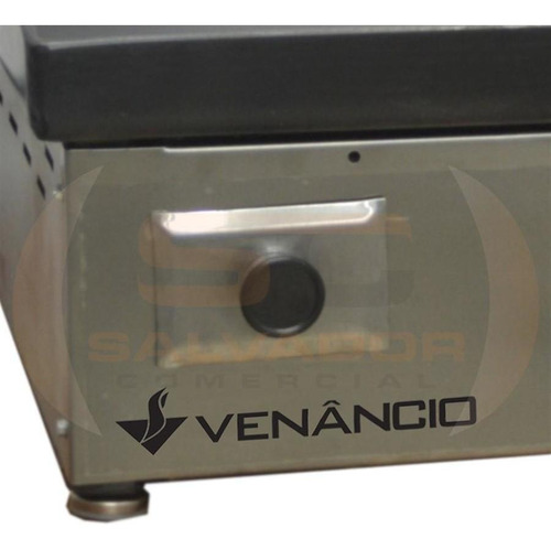 Chapa Lanche Bifeteira Venâncio Ce100 Elétrica 220v 100 X 50 Cor Preto