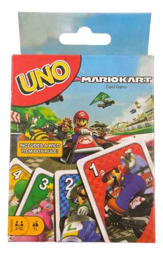 Juego Cartas Uno Mario Kart Juego Original ¡envío Inmediato!