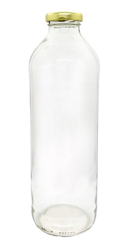 Botella Vidrio Jugo Tomate 910 Cc C Tapa Axial X12 