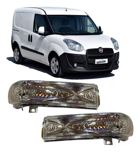 Juego Faros De Giro Espejo P/ Fiat Doblo 2012 2013 2014 2015