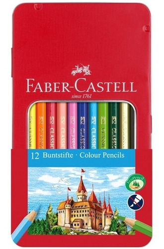 Lapices Faber Castell Ecolapiz X12 Lata