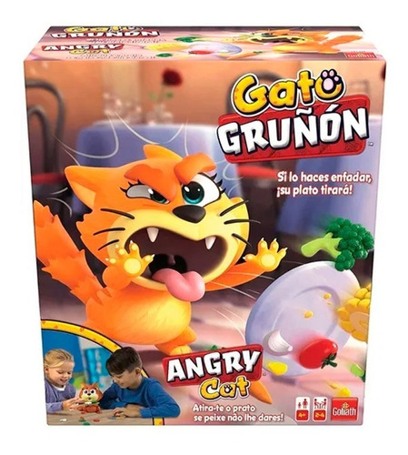Gato Grunon Juego De Mesa Habilidad Angry Cat 26538 Edu