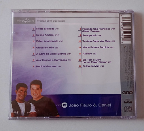 Cd Usado João Paulo & Daniel (Usado)