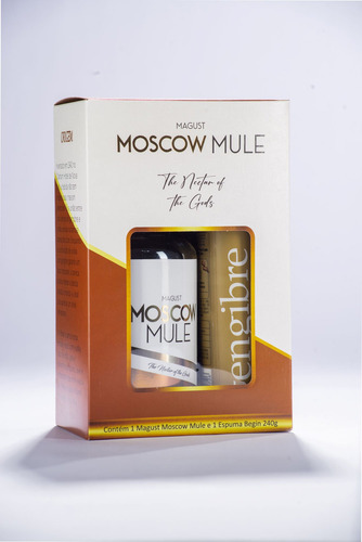 Kit Moscow Mule Vodka + Espuma Gengibre + Caneca