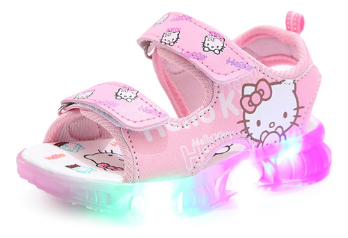 Sandalias Luminosas Led For Niñas Princesa Playa Sneakers