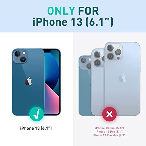 Funda Para iPhone 14 / iPhone 13 (6.1 Pulgada) Negro 6.1 Pul