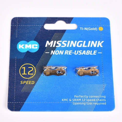 Conector Cadena Missinglink Kmc 12v Gold X2 Unidades