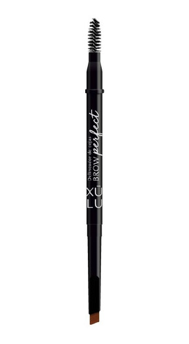 Imagen 3 de 3 de Lapiz De Cejas Biselado Con Cepillo Brow Perfect Xulu Z390 Color Brown