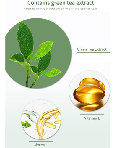 Imagen 6 de 10 de 2 Mascarillas De Té Verde Y Berenjena Control De Aceite