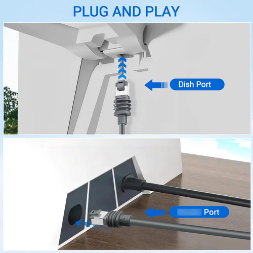Cable Starlink Gen 3 30 Metros Ethernet 2000 Mbps Ip67