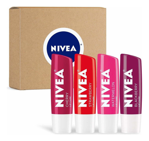 Nivea - Cuidado De Labios, Variedad De Frutas