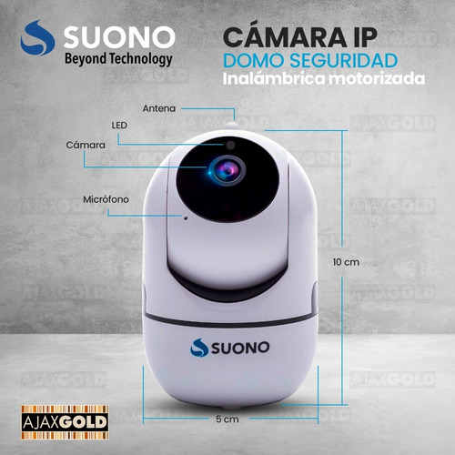 Imagen 3 de 10 de Kit X2 Camara Domo Seguridad Ip Wifi Inalambrica Motorizada