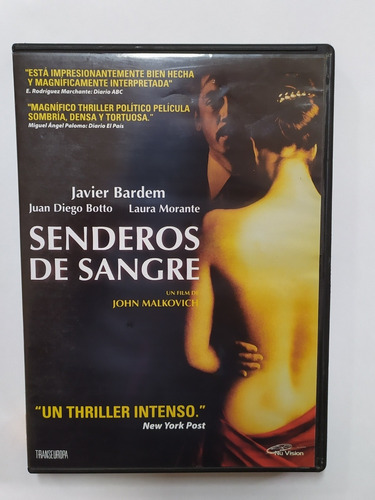 Dvd Senderos De Sangre J Bardem Original