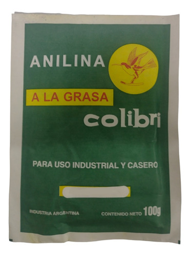 Anilina A La Grasa Colibri X 100 Grs Fucsina
