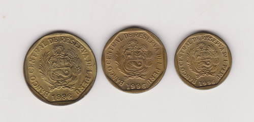 Lote 3 Moneda Peru Estado Excelente (Usado)