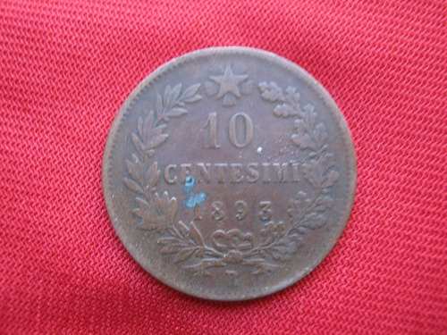 Imagen 1 de 2 de Italia 10 Centesimo 1893