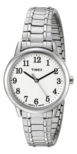 Reloj Mujer Timex Con Luz 30 mm TW2P785009J Acero Inoxidable Correa Tipo Pulsera